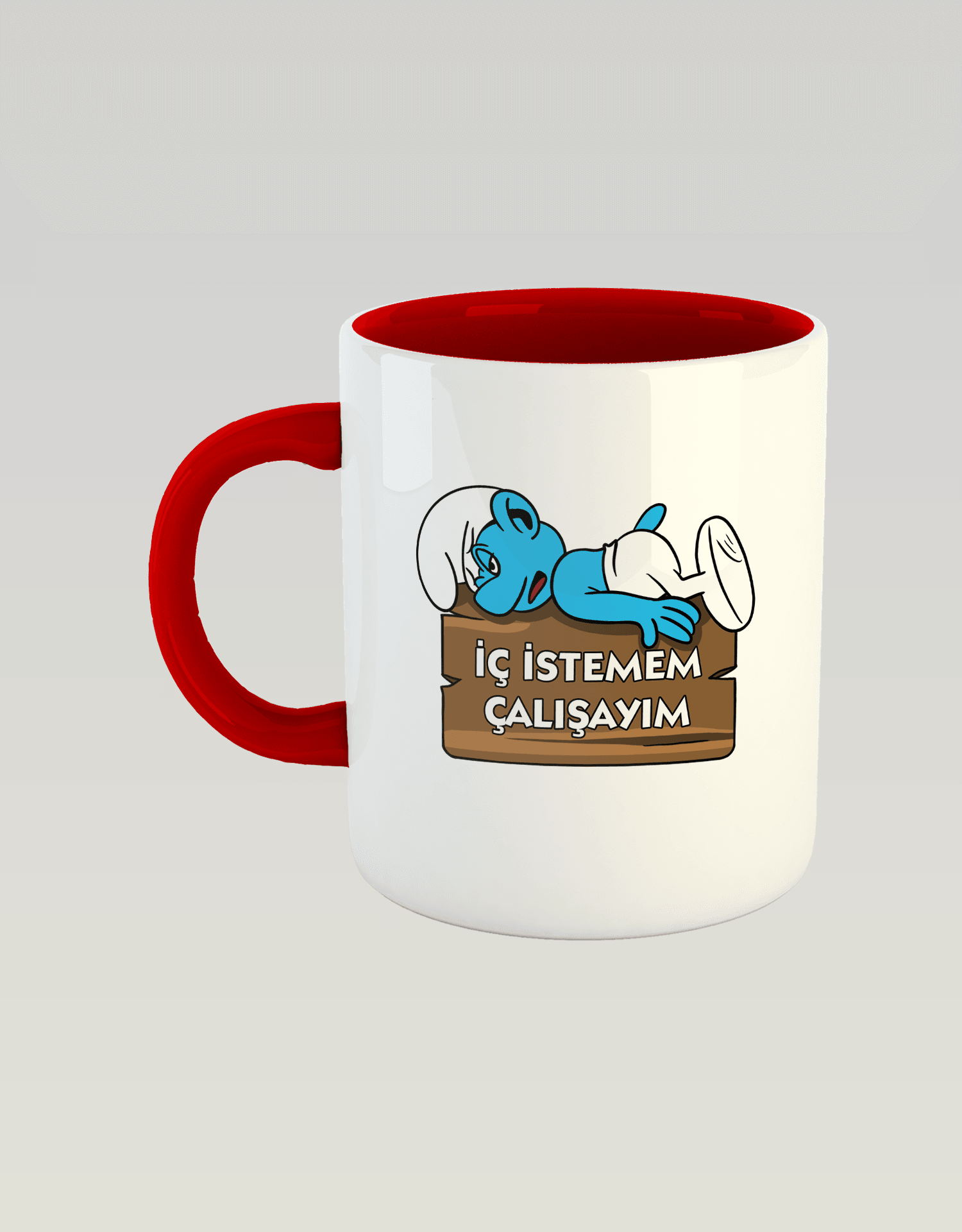 İç İstemem Çalışayım Şirin (Porselen Kupa)