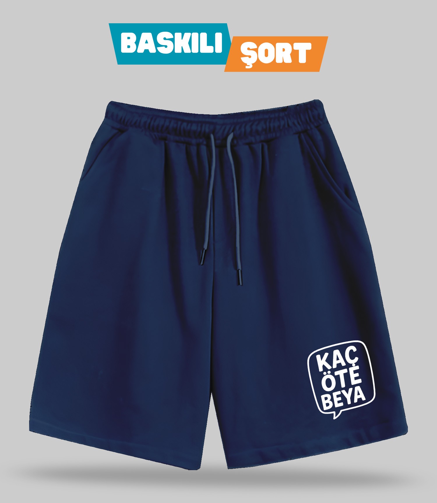 Kaç Öte Beya 2 (Baskılı Erkek Şort)
