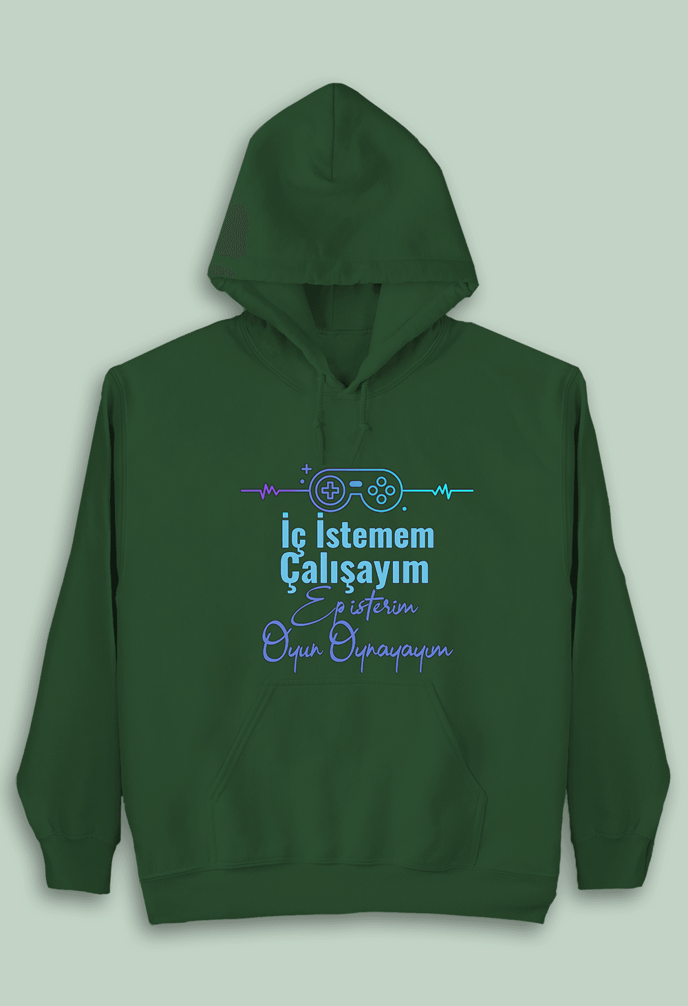 İç İstemem Çalışayım, Ep İsterim Oyun Oynayım (Çocuk Kapüşonlu)