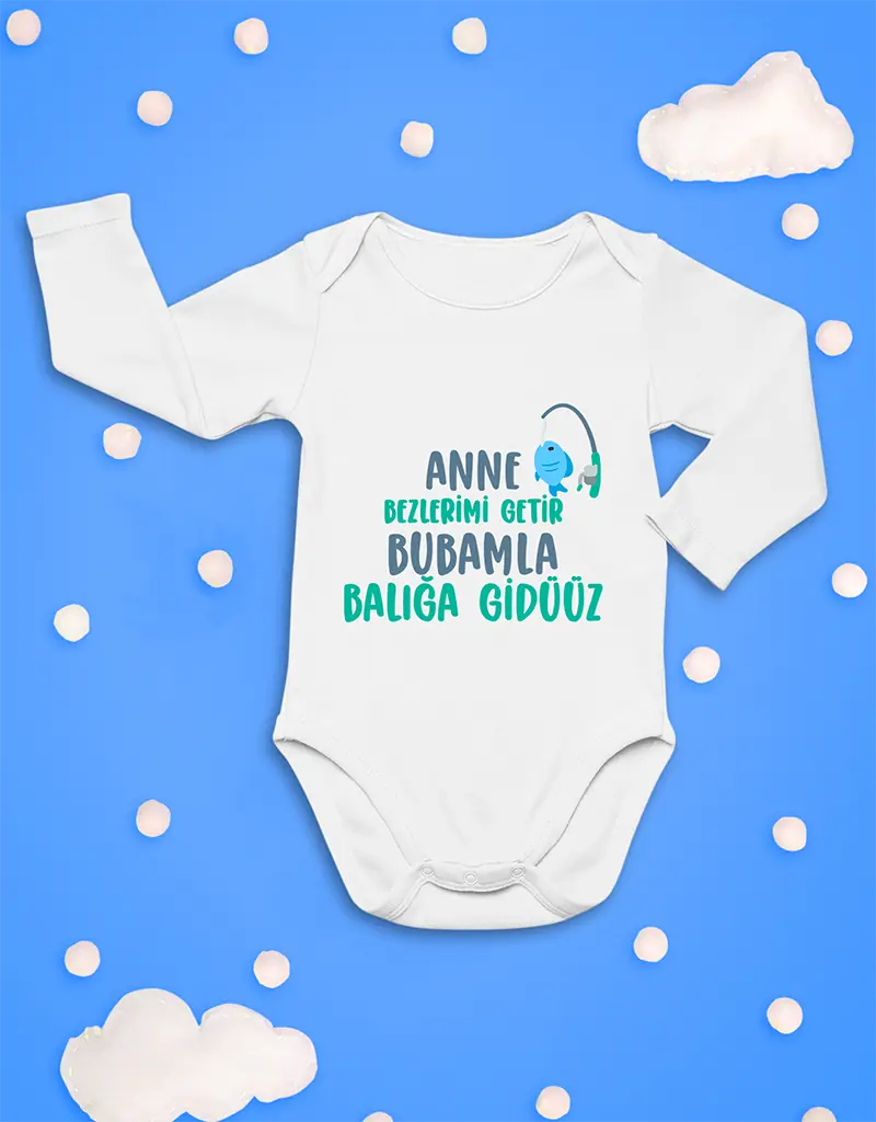 Uzun Kollu Bebek Zıbın - Bubamla Balığa Gidüüz