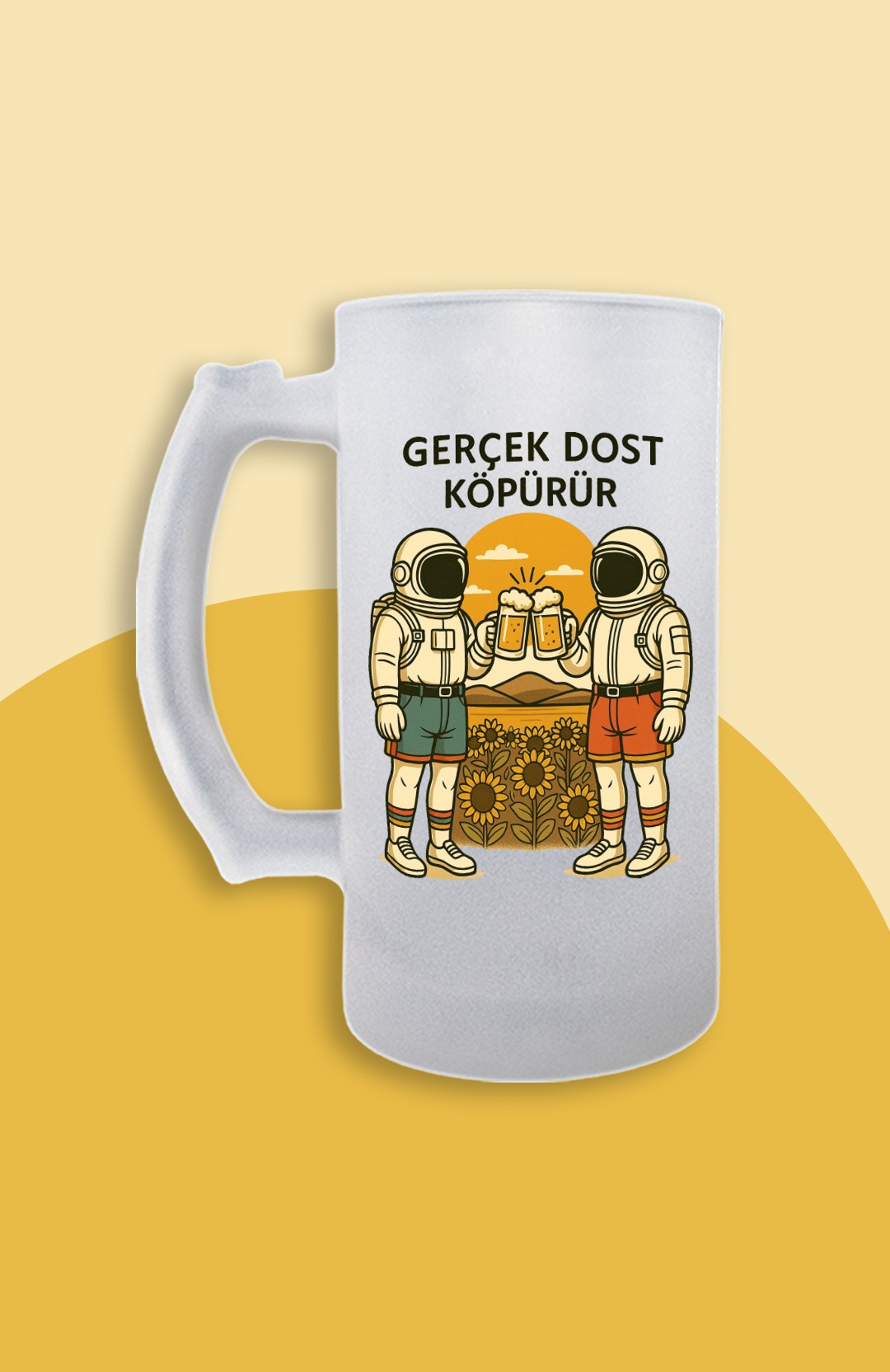Gerçek Dost Köpürür 2 (Bira Bardağı)