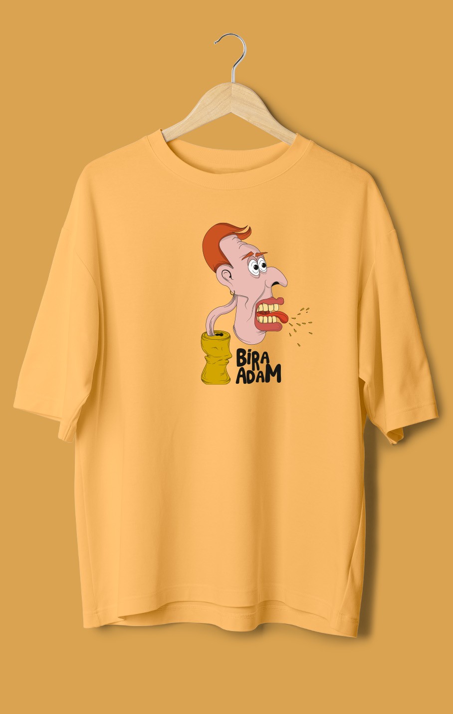 Bira Adam (Orijinal Oversize Tişört)