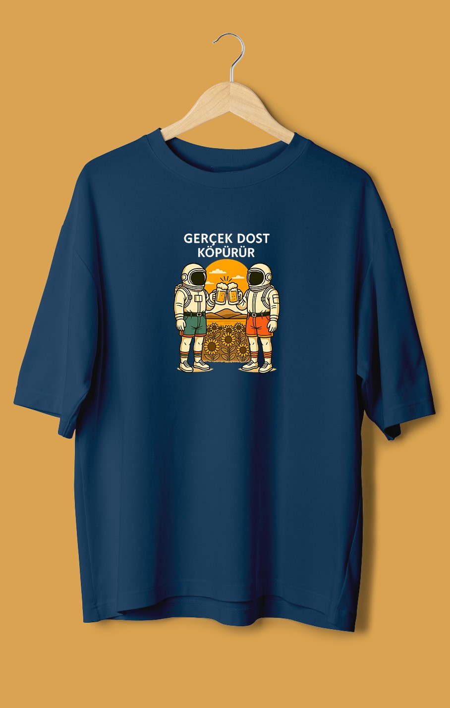 Gerçek Dost Köpürür 2 (Orijinal Oversize Tişört)
