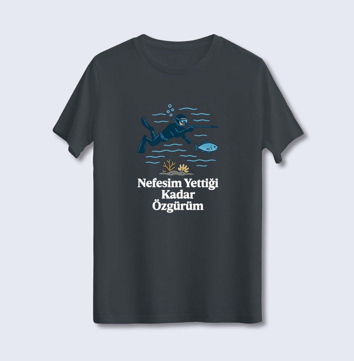 Nefesim Yettiği Kadar Özgürüm (Üniseks Tişört)