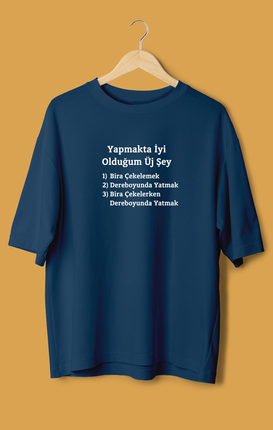 Yapmakta İyi Olduğum Üj Şey (Orijinal Oversize Tişört)