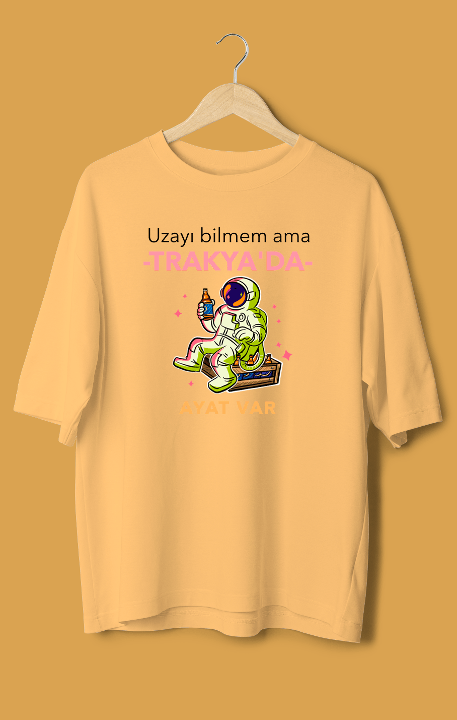 Trakyada Ayat Var (Orijinal Oversize Tişört)