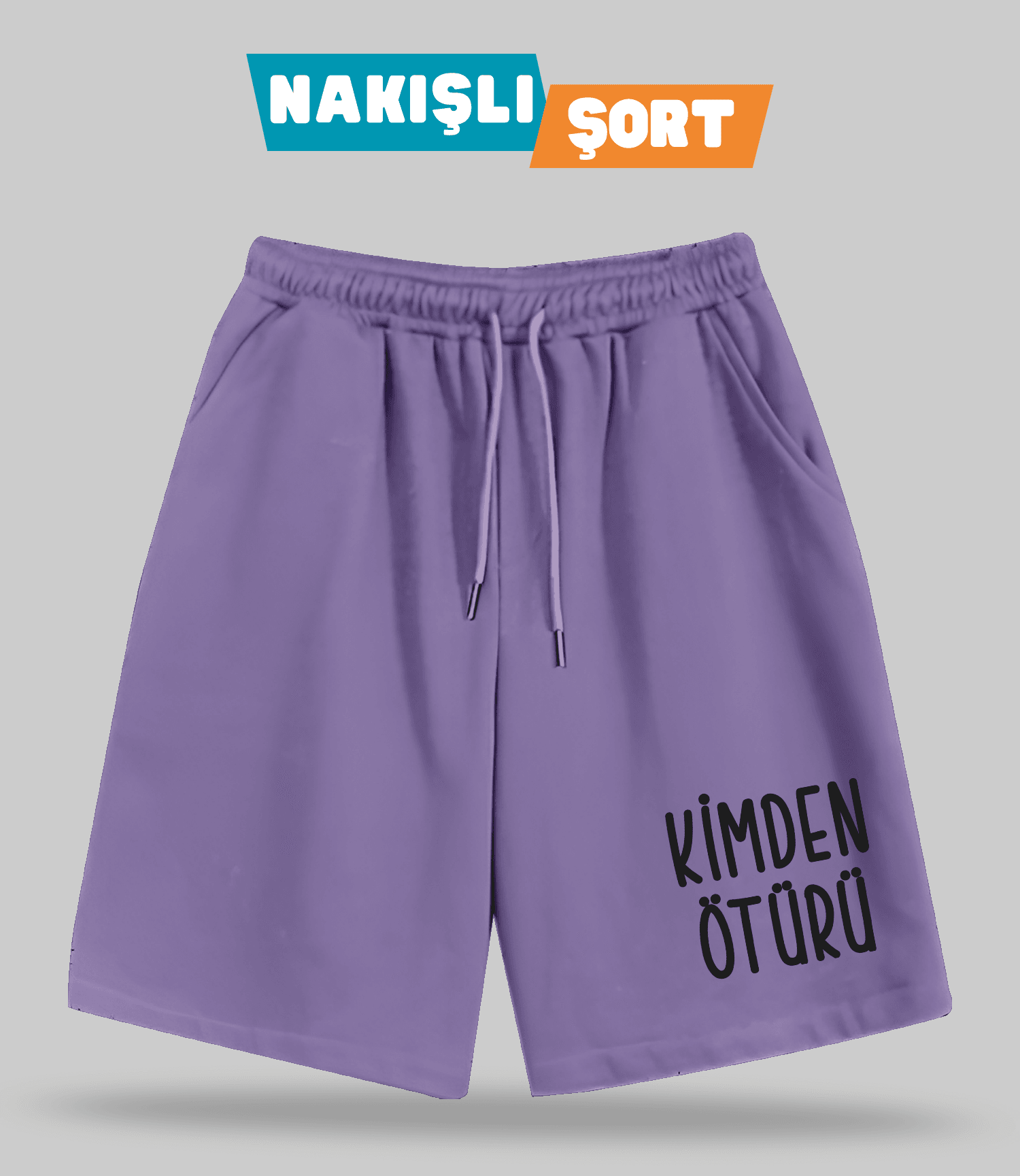Kimden Ötürü (Nakışlı Erkek Şort)