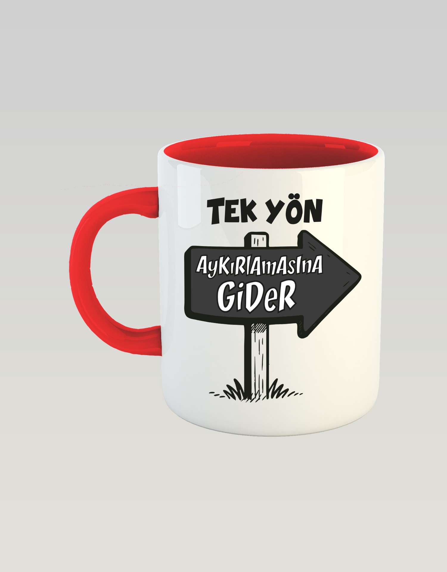 Tek Yön (Porselen Kupa)
