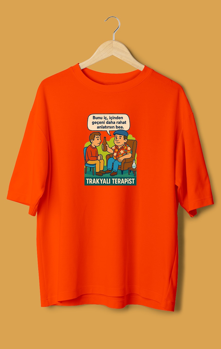 Trakyalı Terapist (Orijinal Oversize Tişört)