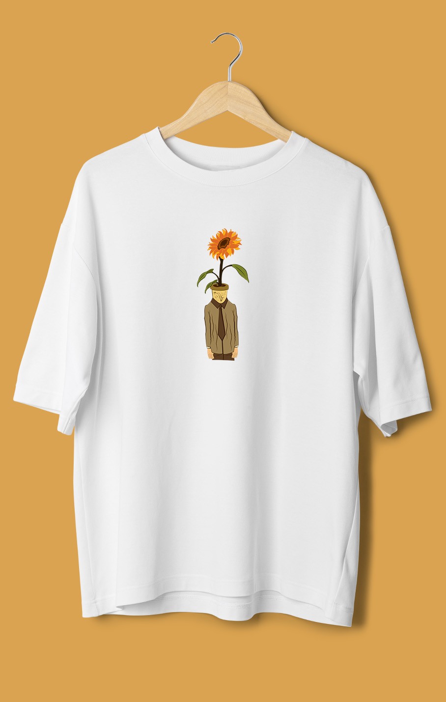 Gündendi Saksı Adam (Orijinal Oversize Tişört)