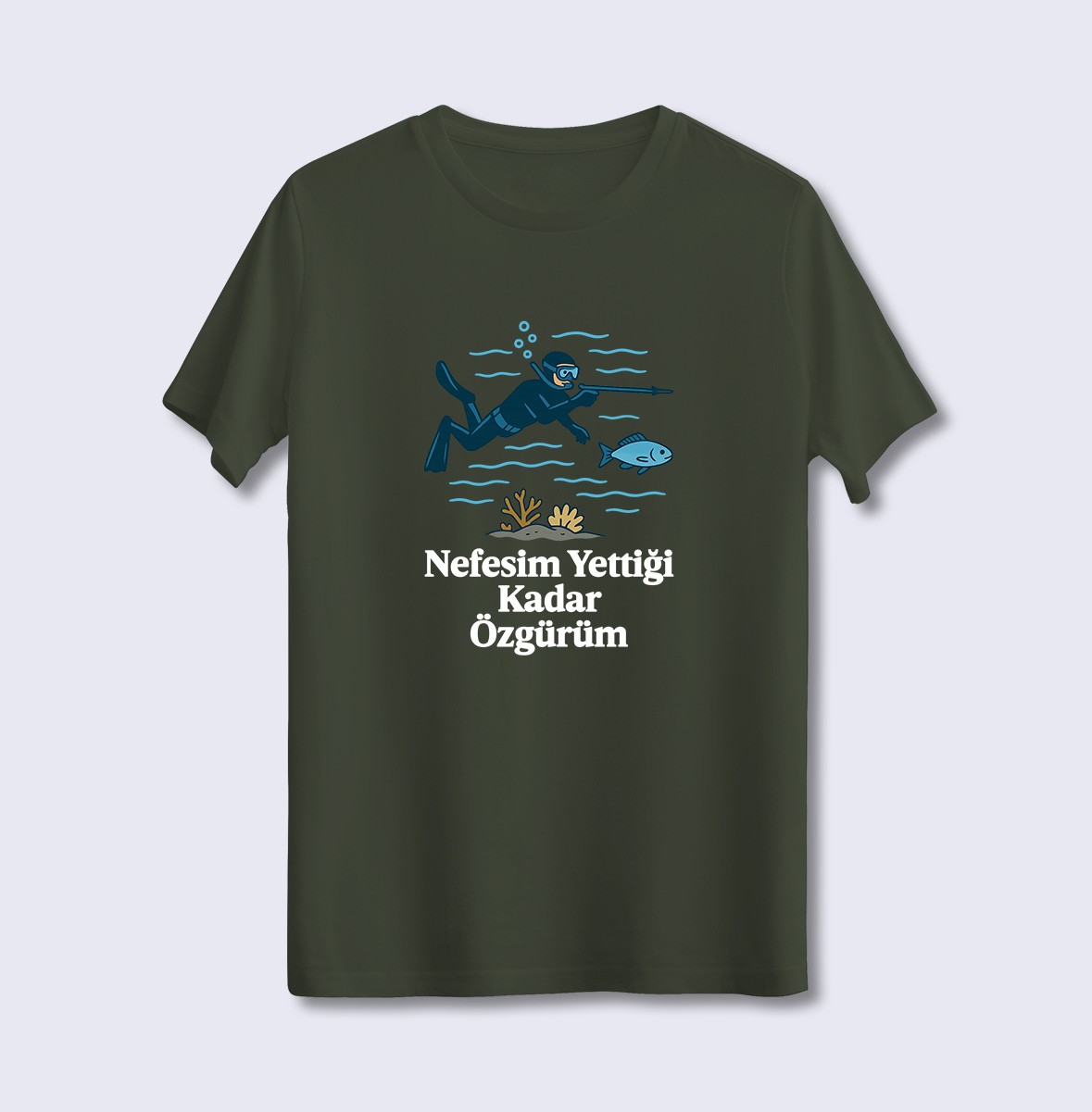Nefesim Yettiği Kadar Özgürüm (Üniseks Tişört)