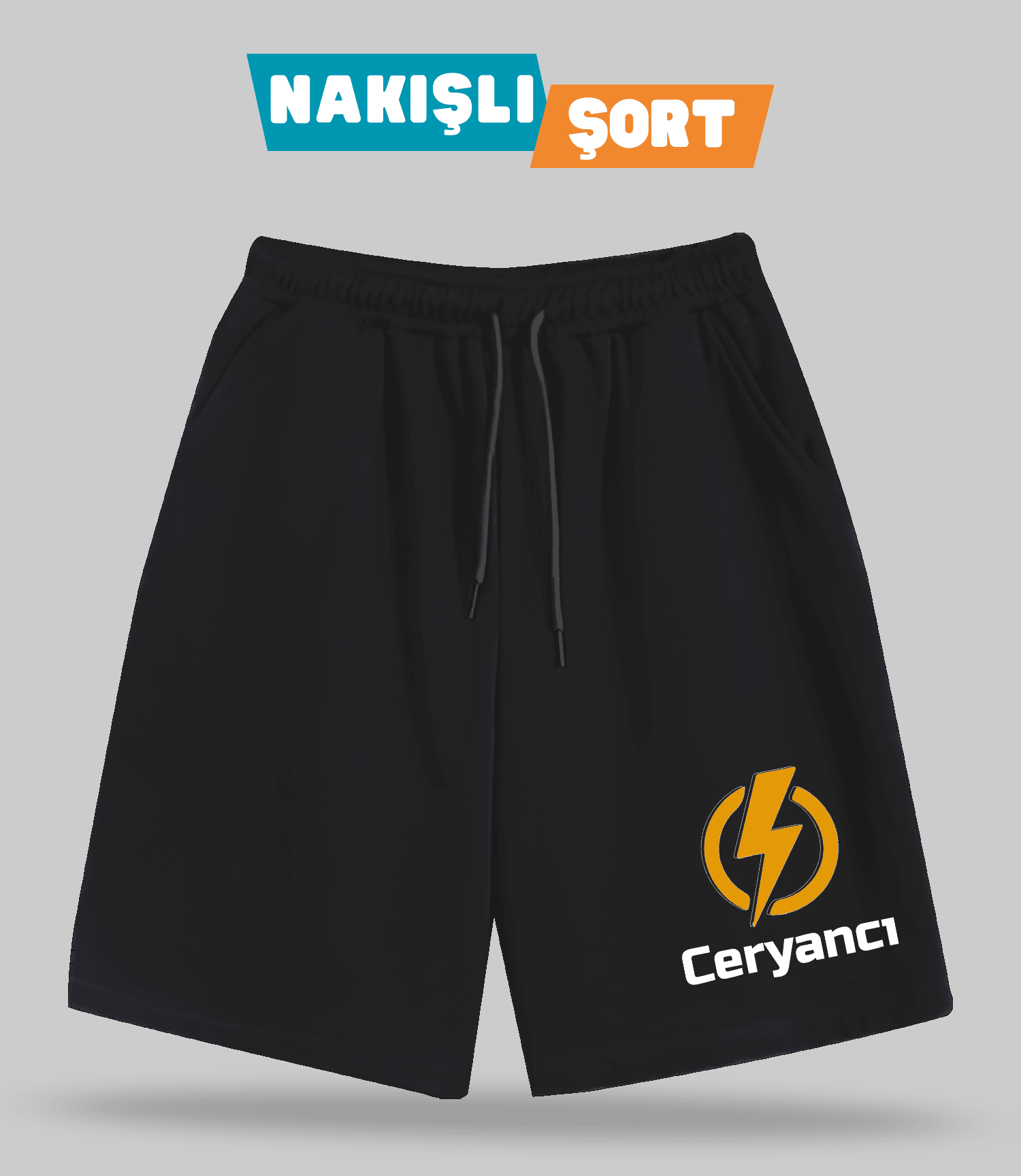 Ceryancı (Nakışlı Erkek Şort)
