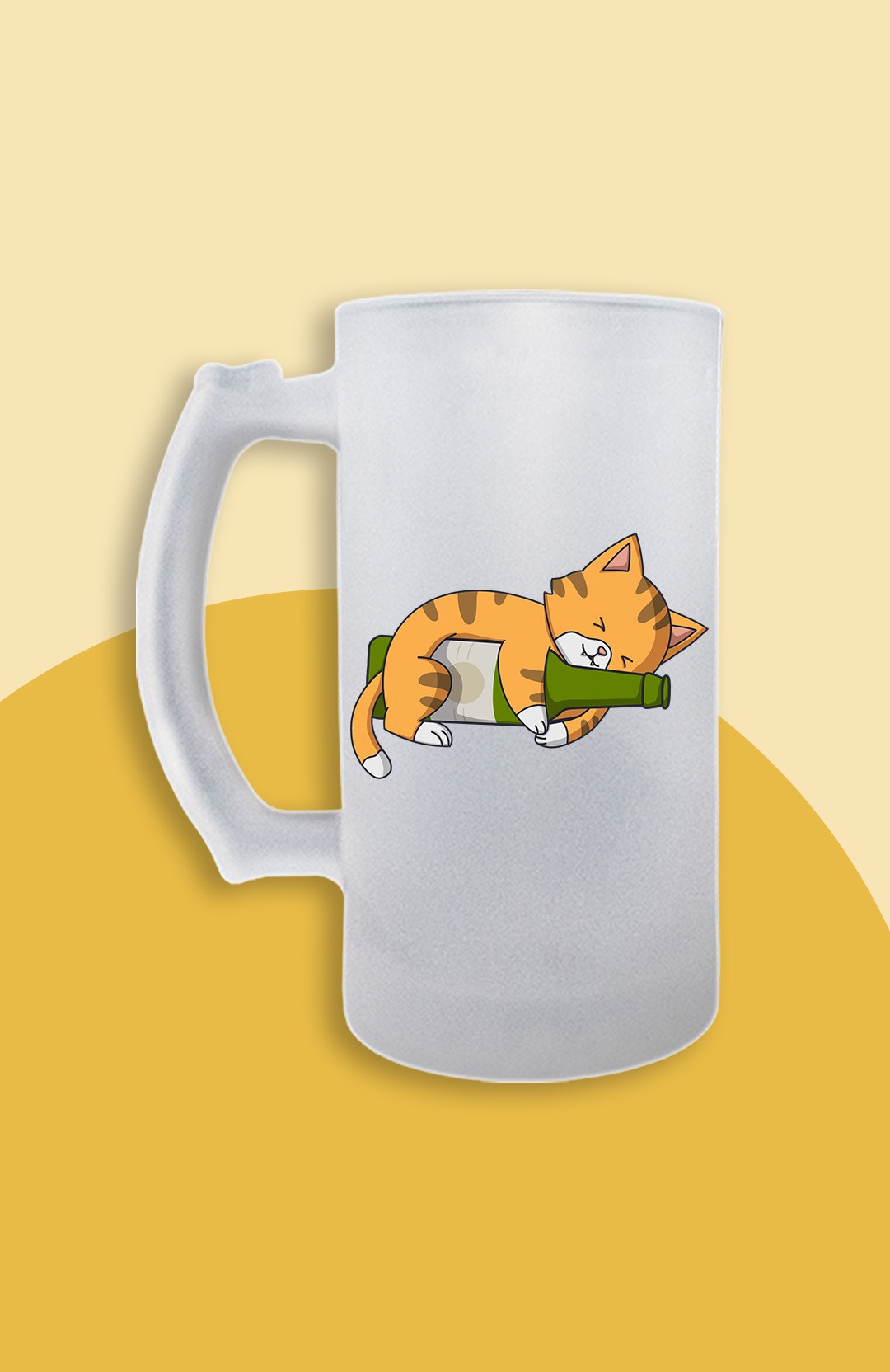 Biracı Kedi (Bira Bardağı)