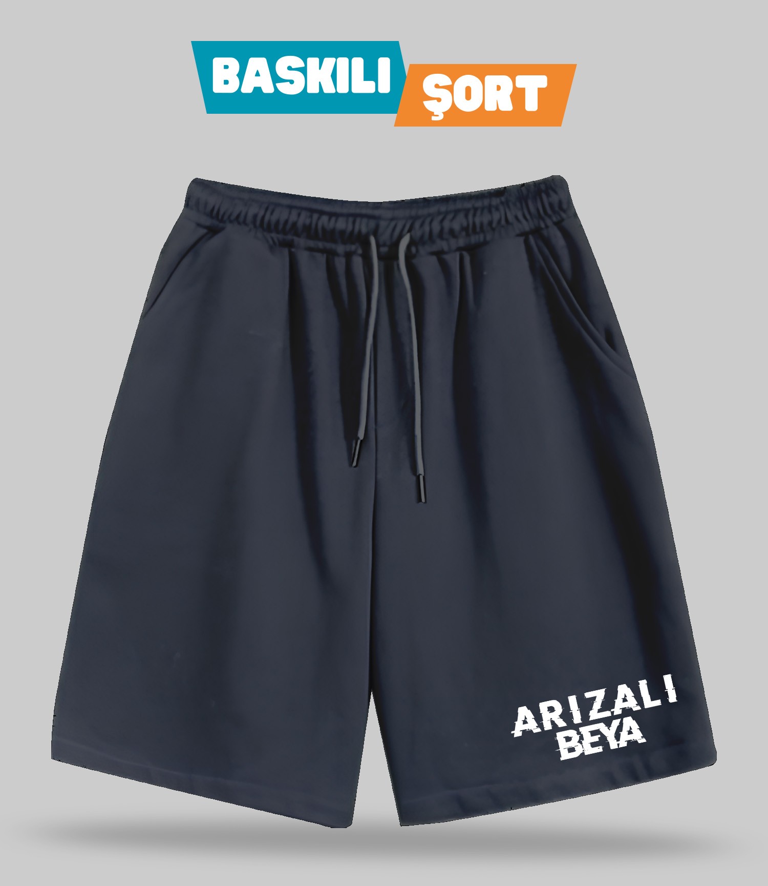 Arızalı Beya (Baskılı Erkek Şort)