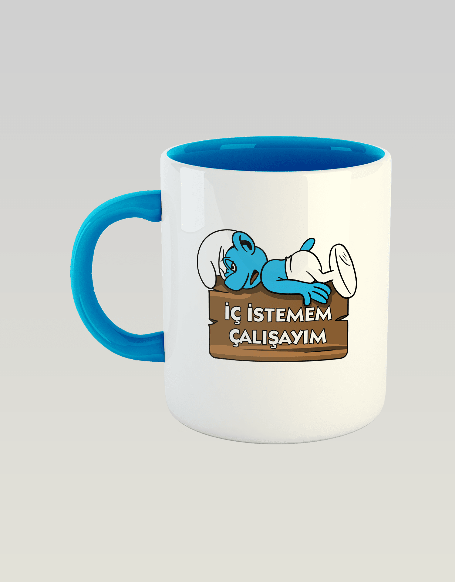 İç İstemem Çalışayım Şirin (Porselen Kupa)