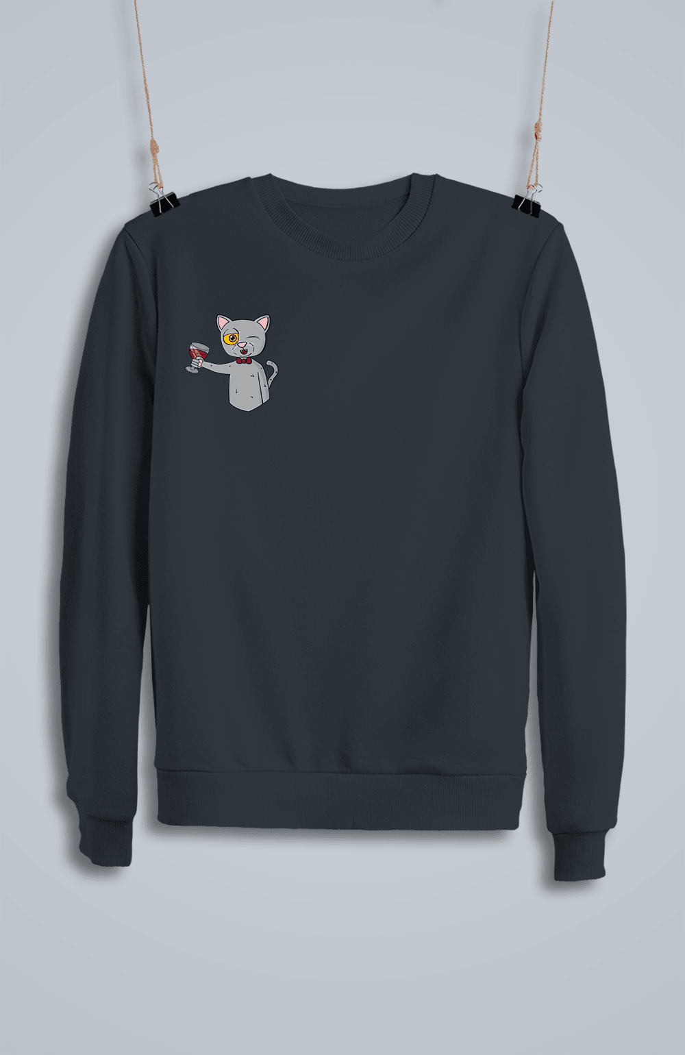 Şarapçı Kedi (Sweatshirt)