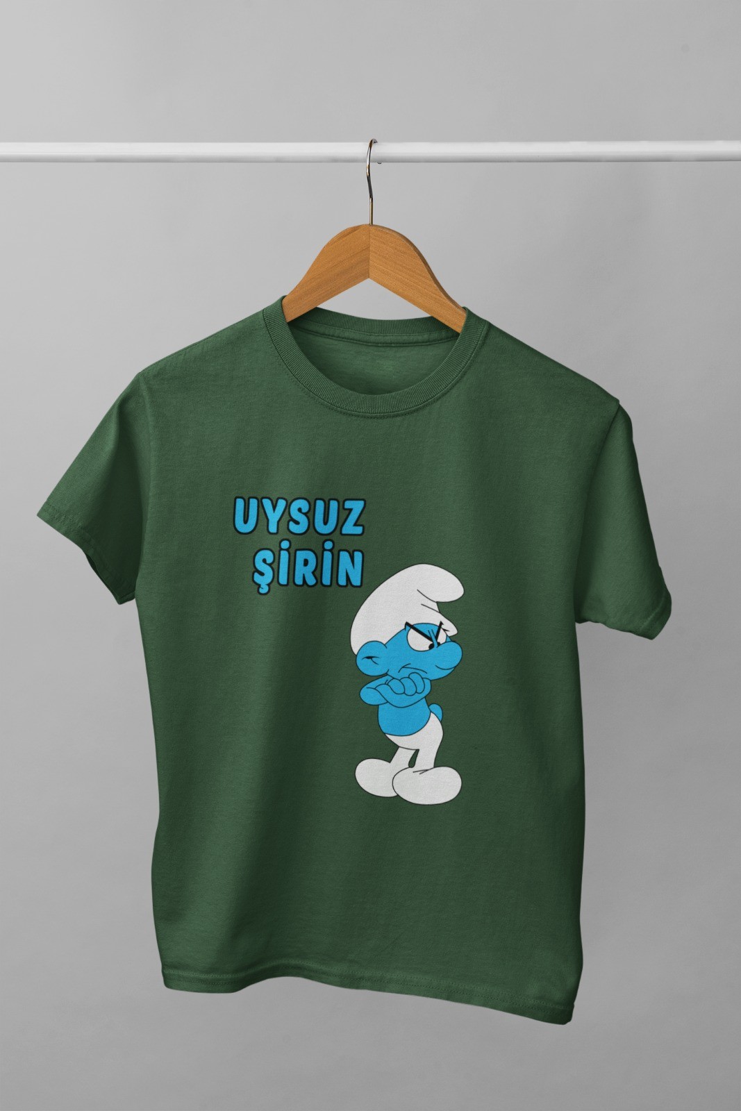 Uysuz Şirin (Çocuk Tişört)