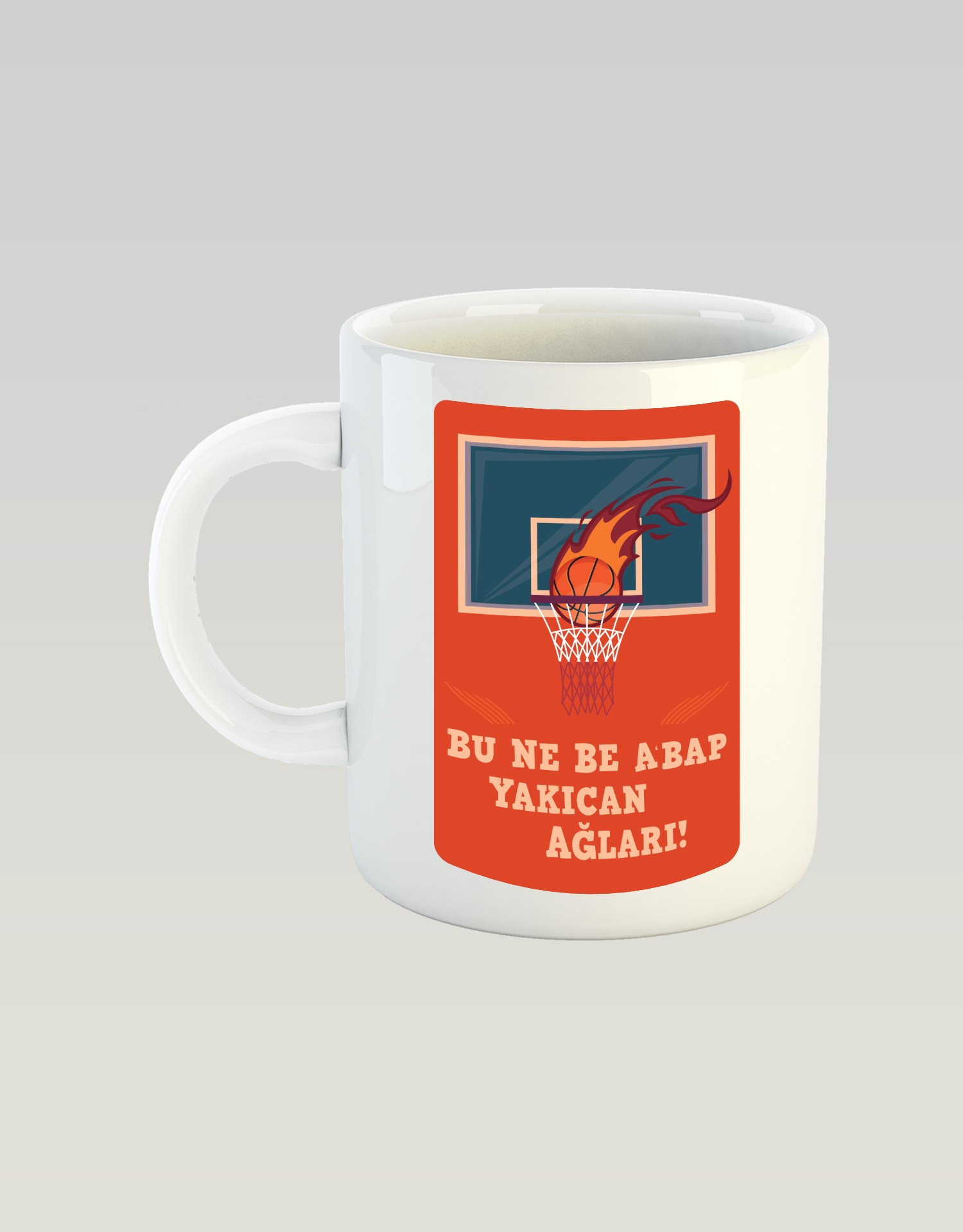 Bu Ne Be Abab Yakıcan Ağları! (Porselen Kupa)