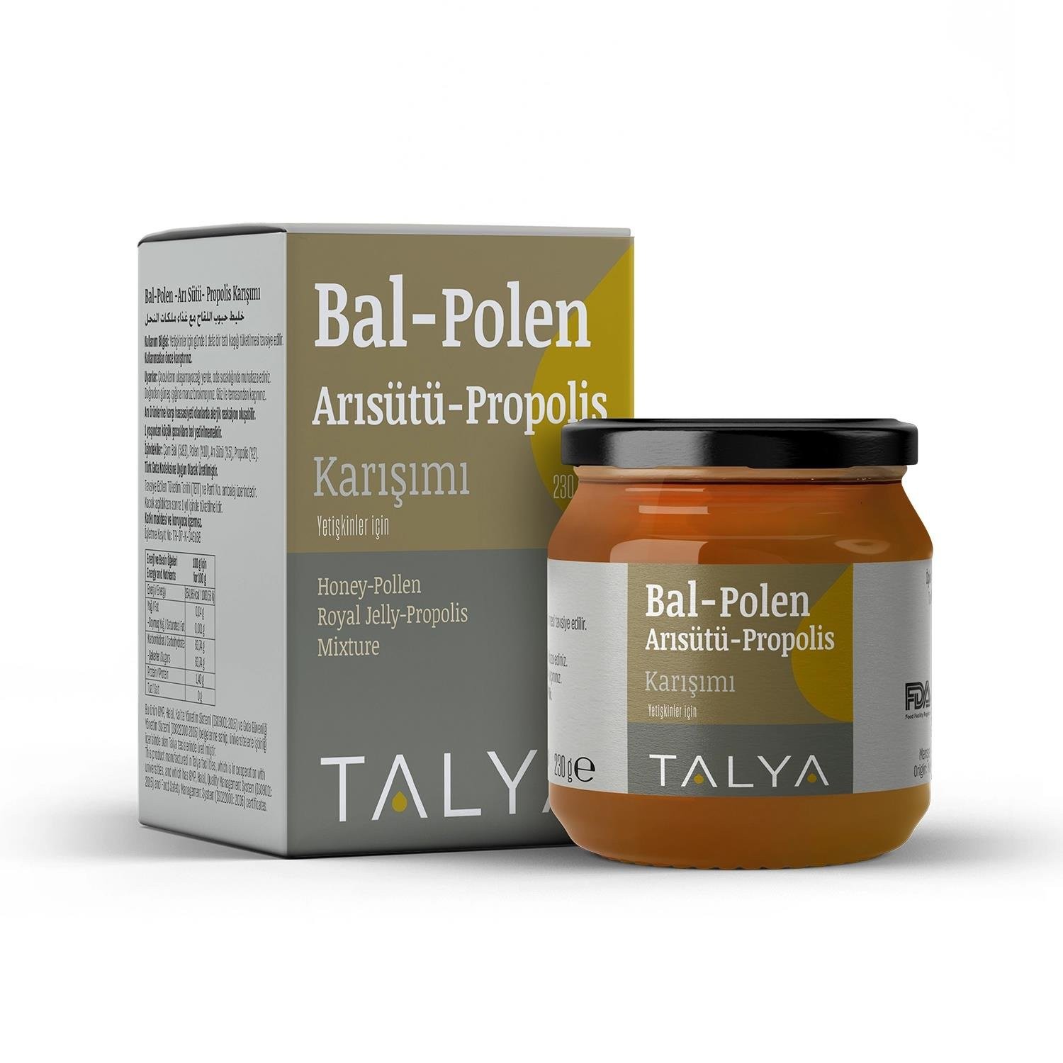 Bal-Polen-Arı Sütü-Propolis Karışımı (Yetişkinler İçin)