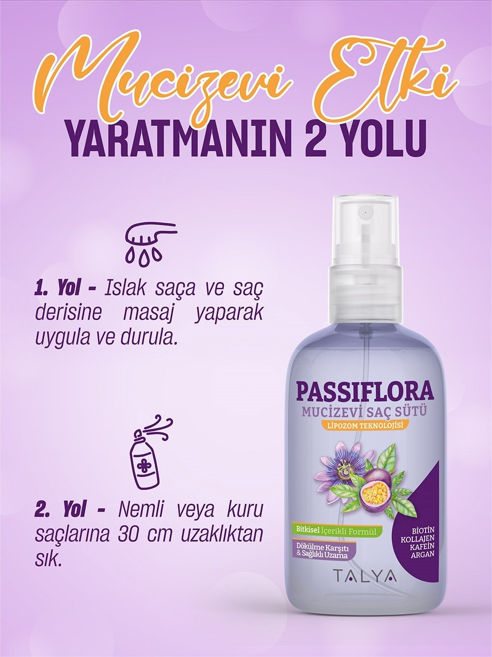 PASSIFLORA MUCİZEVİ SAÇ SÜTÜ 200 ML