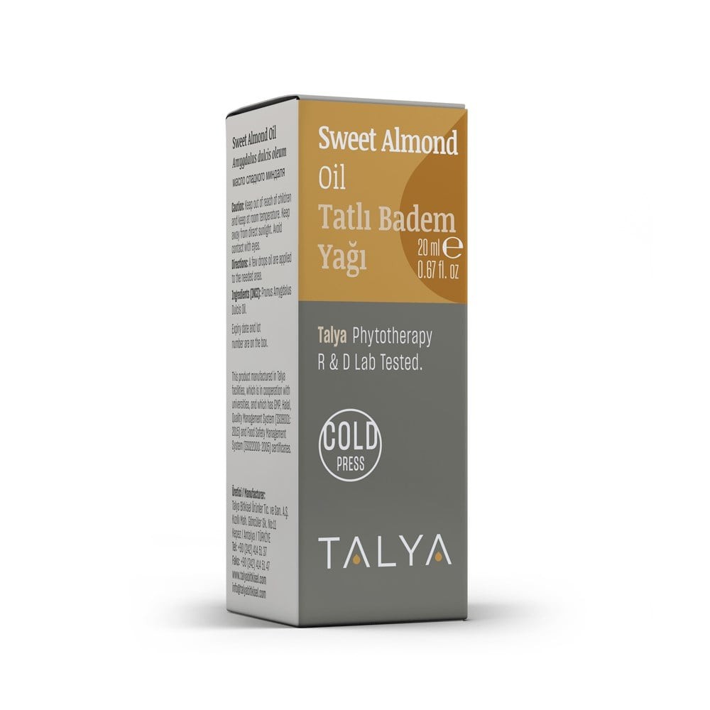 Tatlı Badem Yağı 20 ml (Soğuk Sıkım)