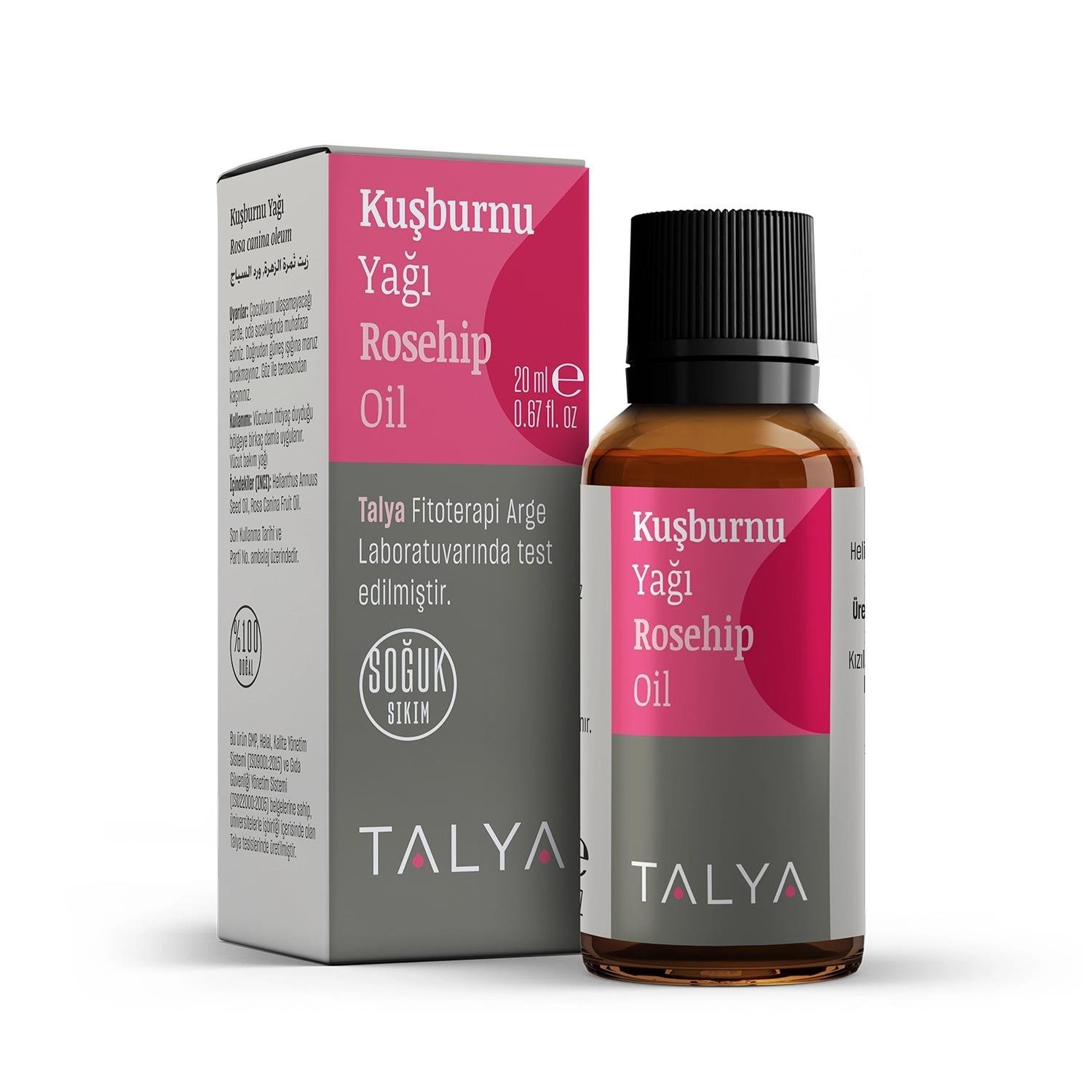 Kuşburnu Yağı 20 ml (Soğuk Sıkım)