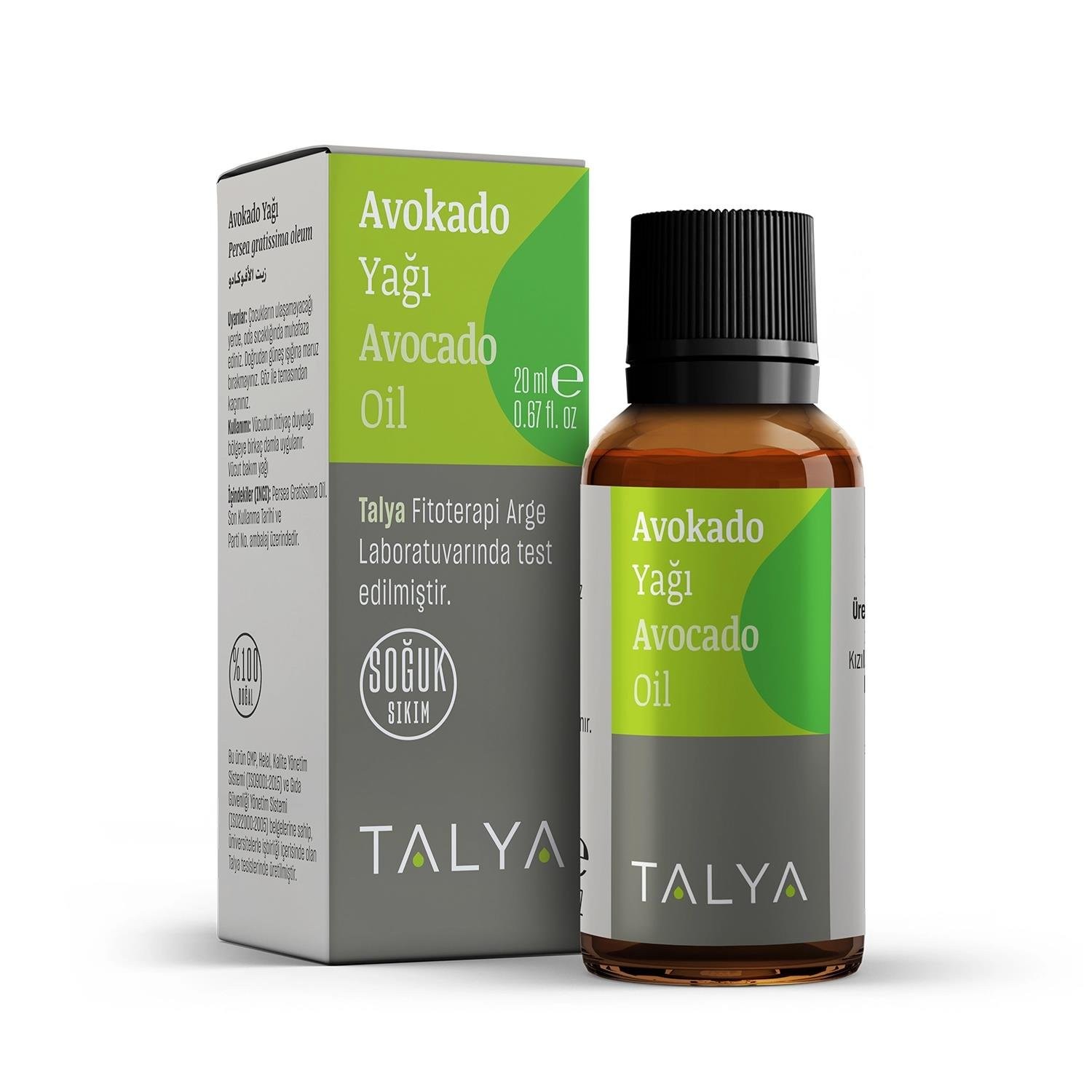 Avokado Yağı 20ml (Soğuk Sıkım)