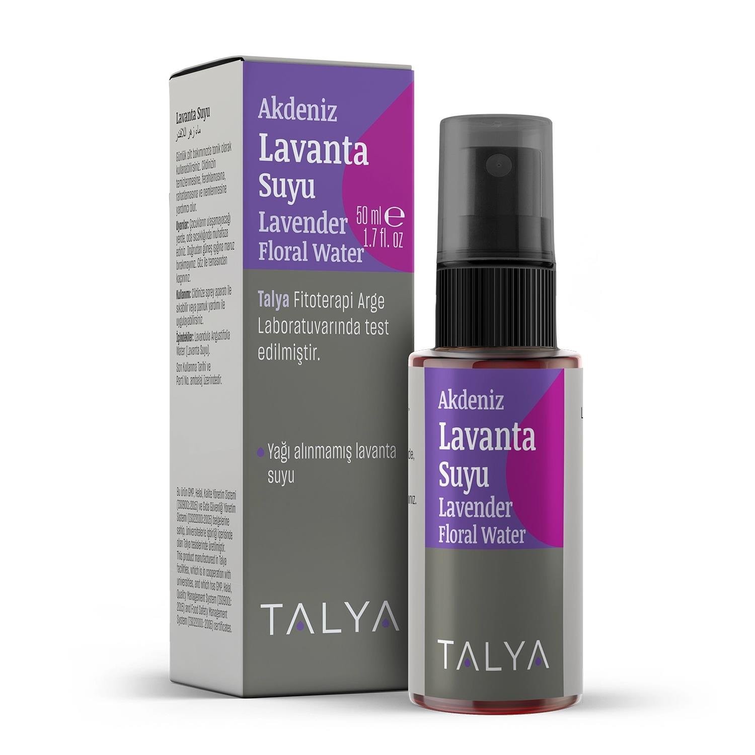 Akdeniz Lavanta Suyu 50ml (Saf)