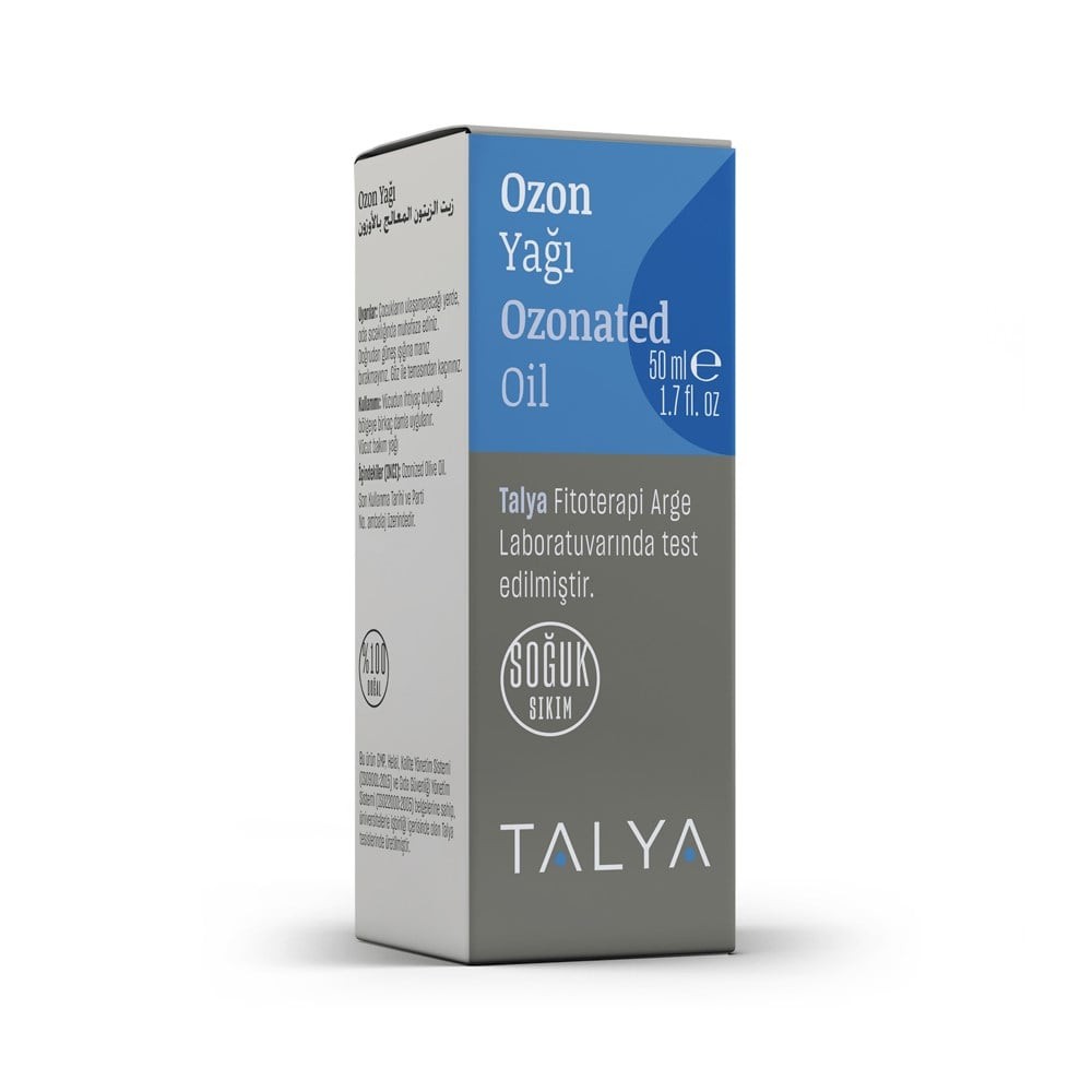 Ozon Yağı 50 ml (Ozonlanmış Zeytinyağı) (Soğuk Sıkım)