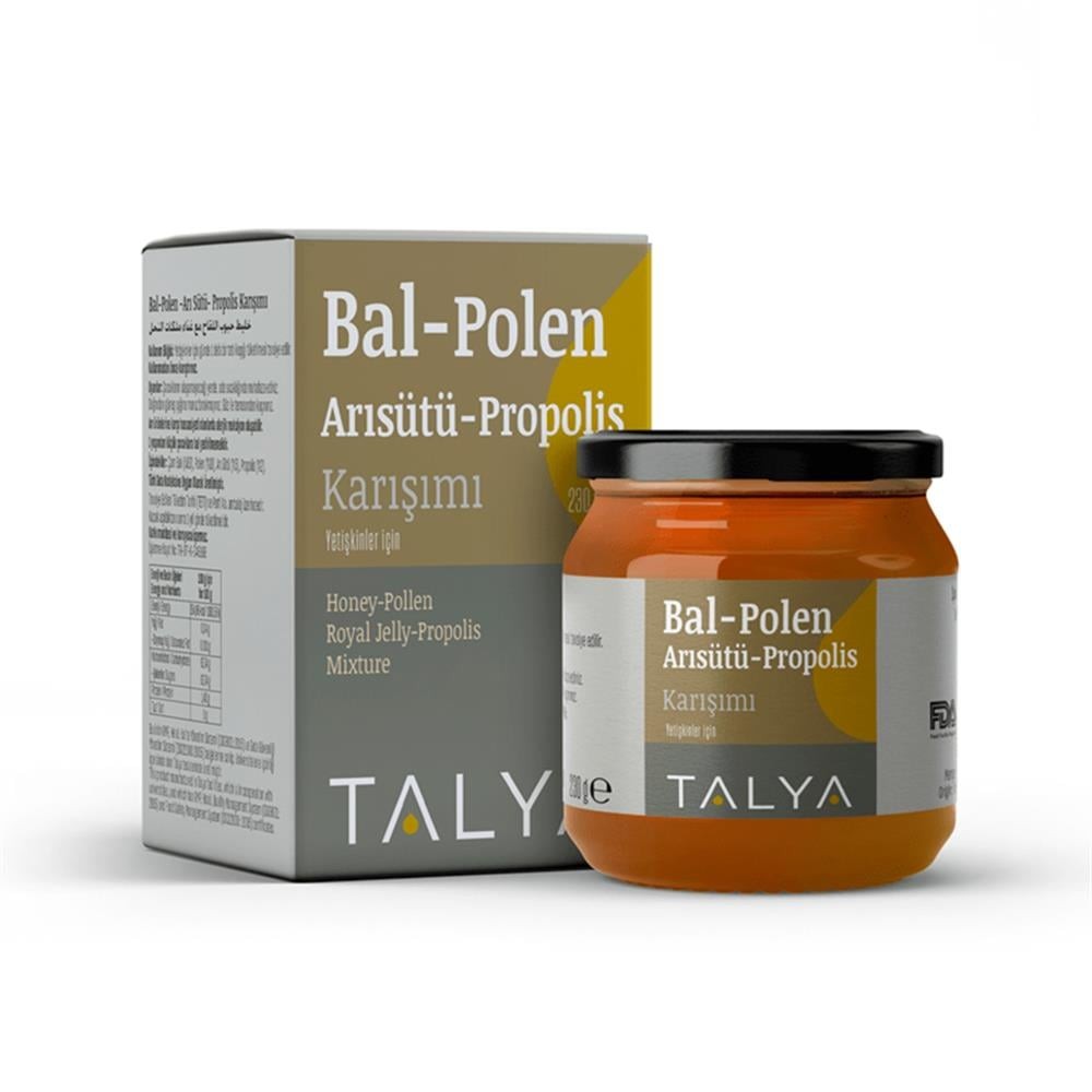 Aile Bal Seti (Bal-Polen-Arı Sütü-Propolis Karışımı + VİTAmini Bal-Polen-Arı Sütü-Propolis Karışımı)