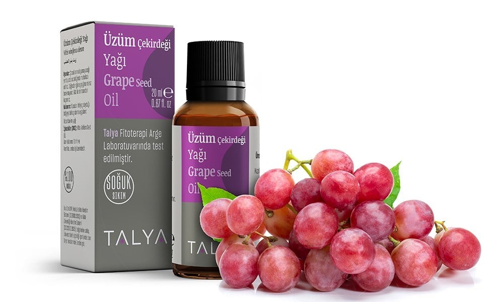 Üzüm Çekirdeği Yağı 20 ml (Soğuk Sıkım)