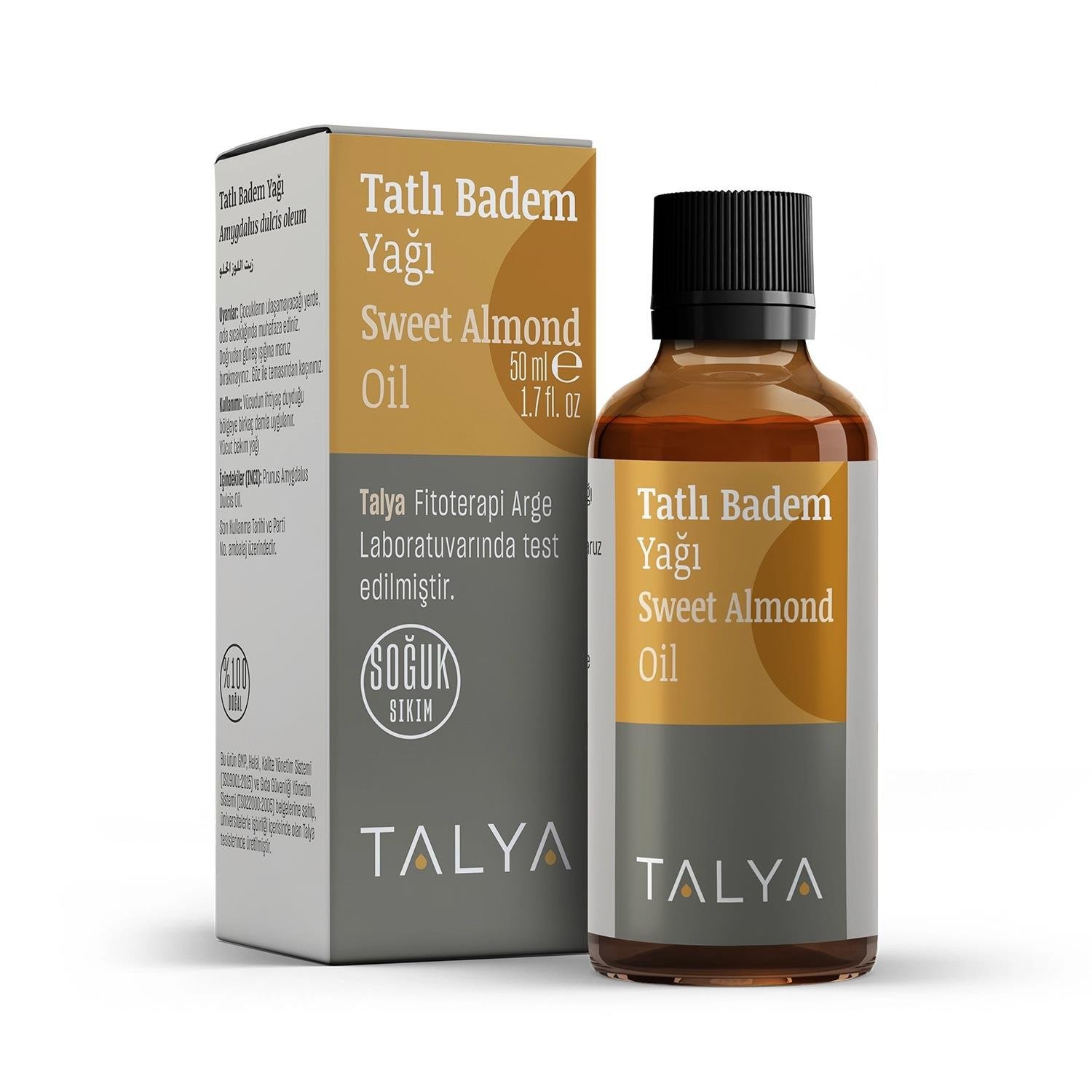 Tatlı Badem Yağı 50 ml (Soğuk Sıkım)