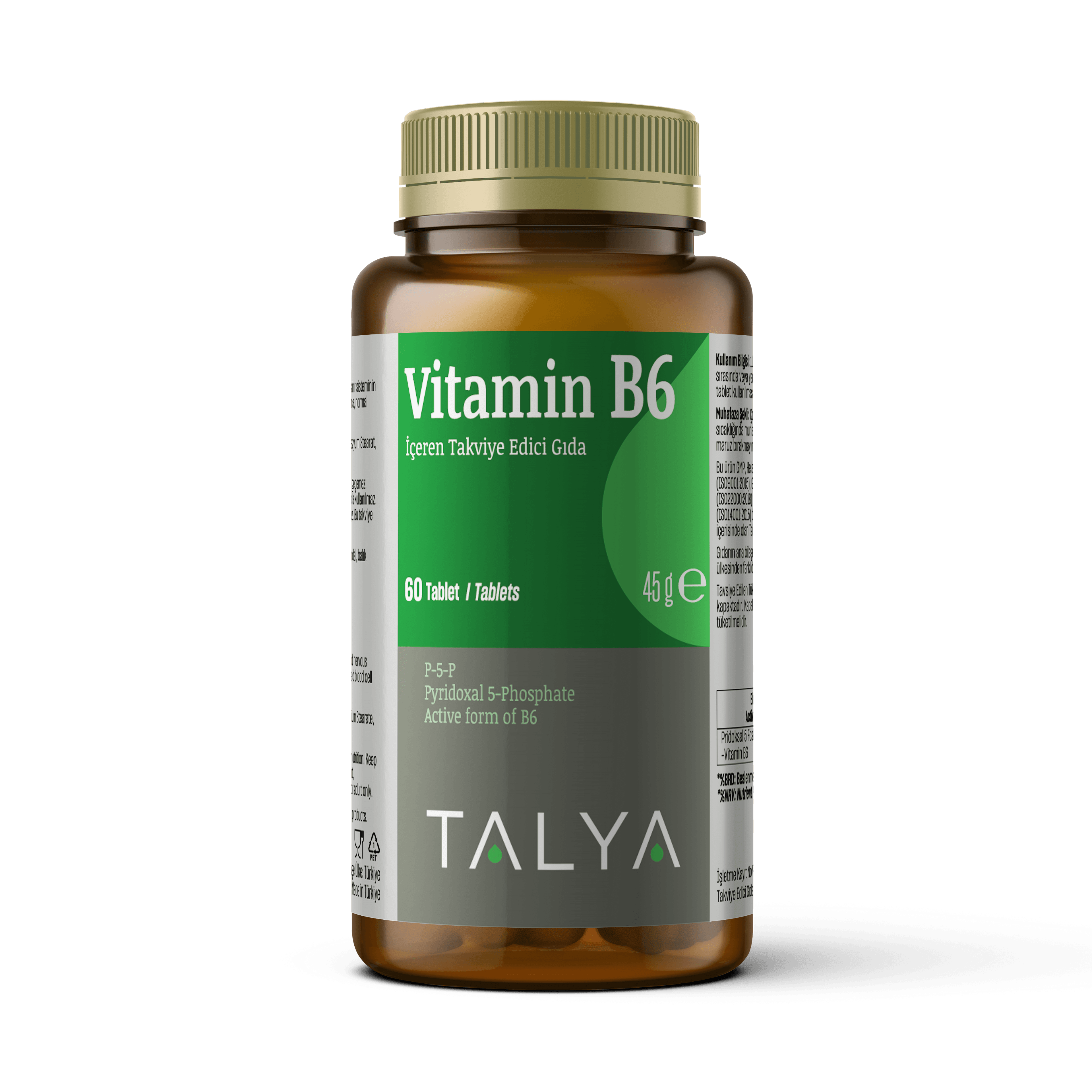 Vitamin B6 İçeren Takviye Edici Gıda