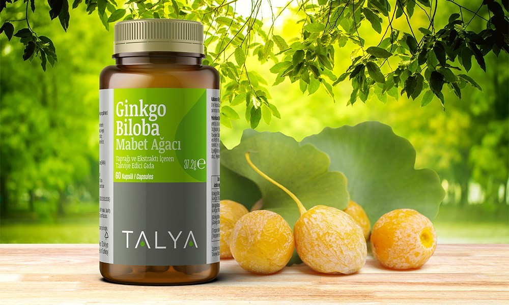 GINKGO BILOBA Mabet Ağacı Yaprağı Ve Ekstraktı İçeren Takviye Edici Gıda