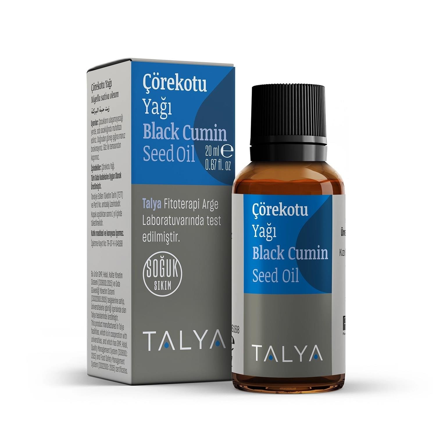 Çörekotu Yağı 20 ml (Soğuk Sıkım)