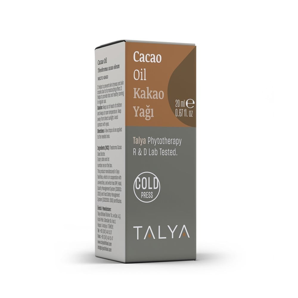 Kakao Yağı 20 ml (Soğuk Sıkım)