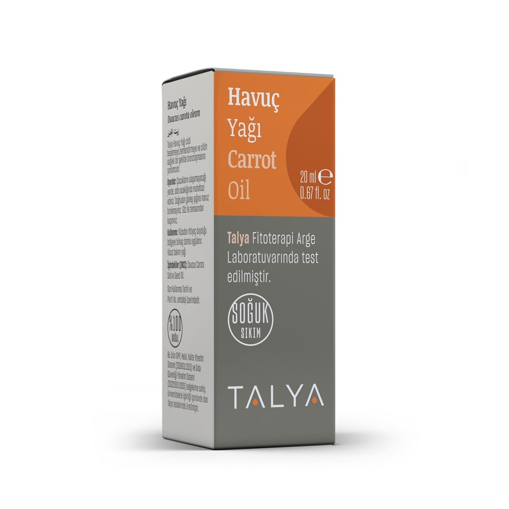 Havuç Yağı 20 ml (Soğuk Sıkım)