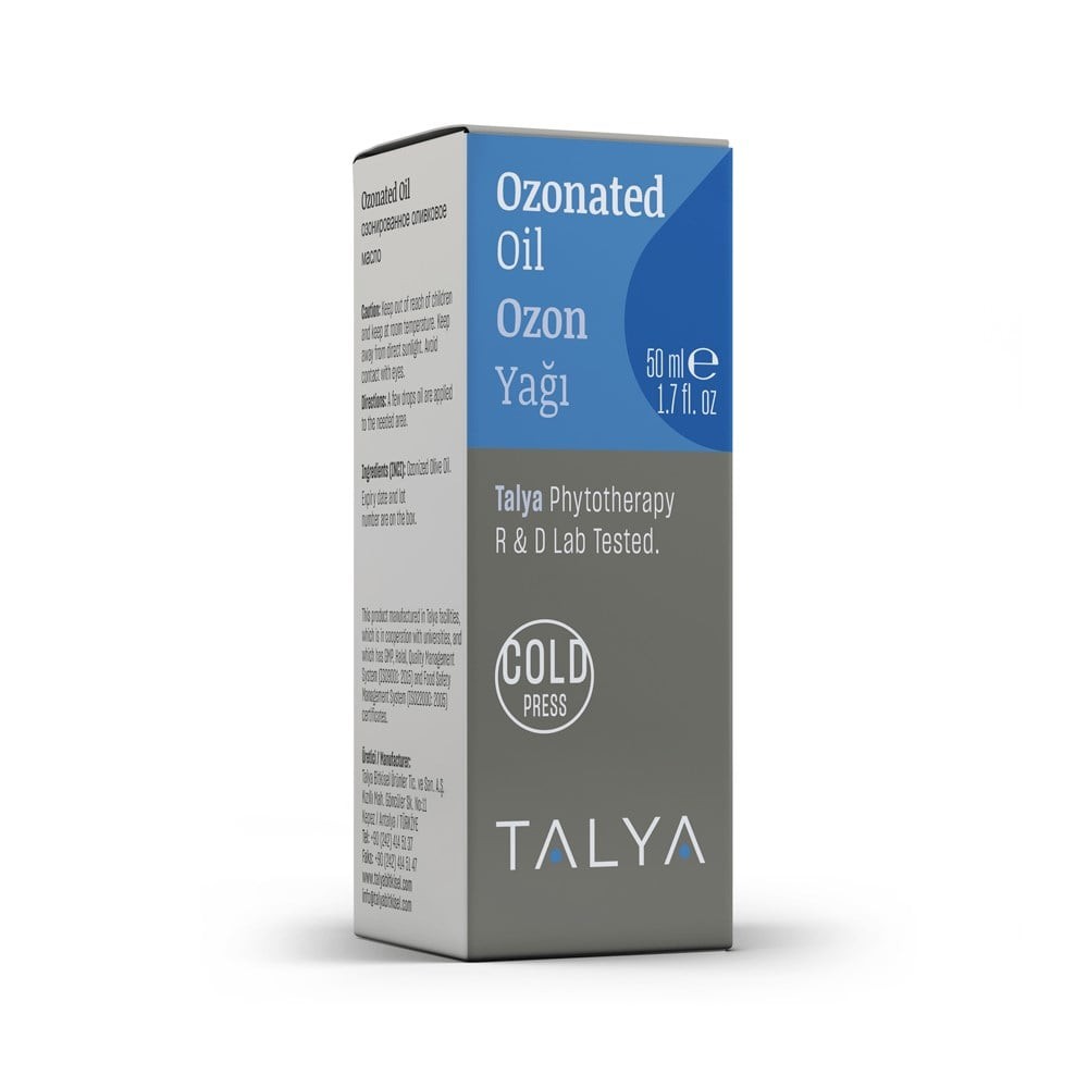 Ozon Yağı 50 ml (Ozonlanmış Zeytinyağı) (Soğuk Sıkım)