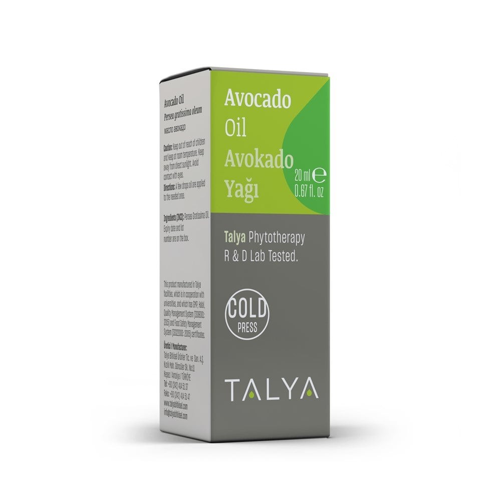 Avokado Yağı 20ml (Soğuk Sıkım)