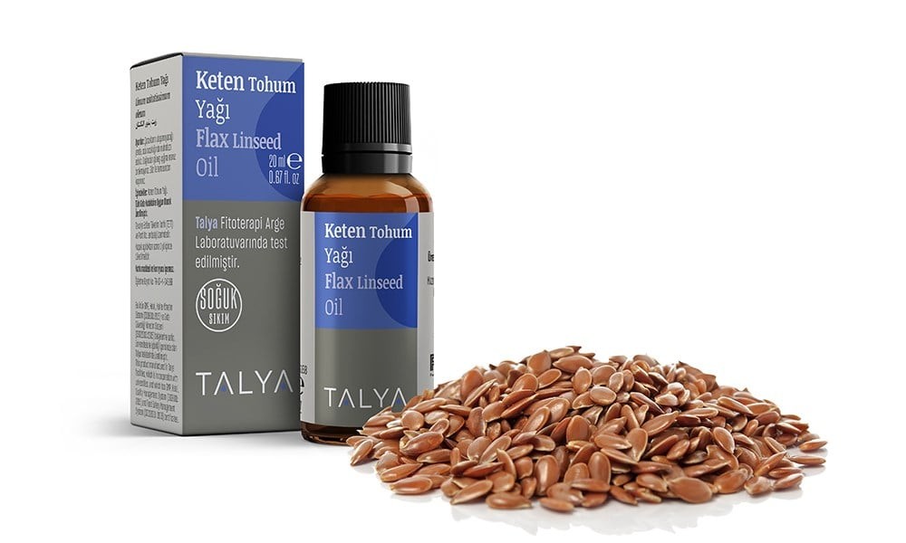 Keten Tohum Yağı 20 ml (Soğuk Sıkım)