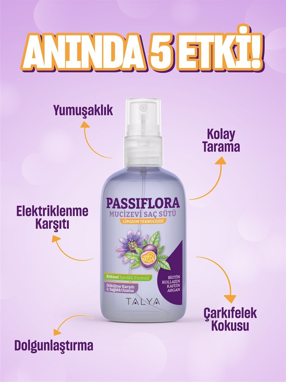 PASSIFLORA MUCİZEVİ SAÇ SÜTÜ 200 ML