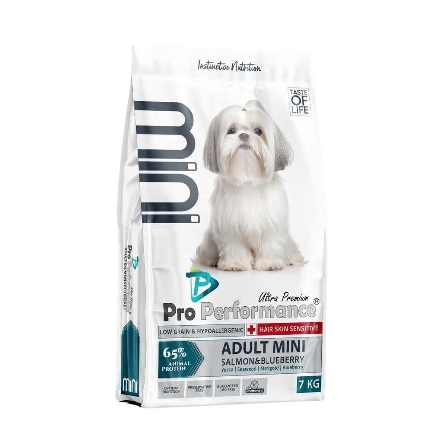 Pro Performance Mini Irk Somonlu ve Yaban Mersinli Yetişkin Köpek Maması 7 Kg