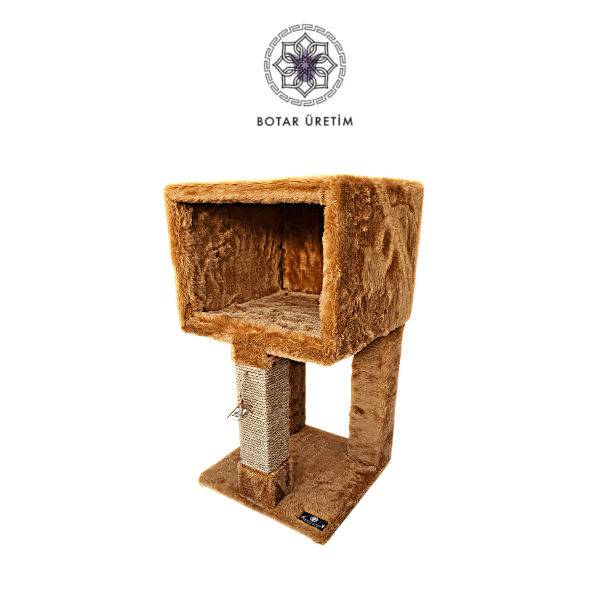 BOTAR ÜRETİM Single Kedi Evi – Camel