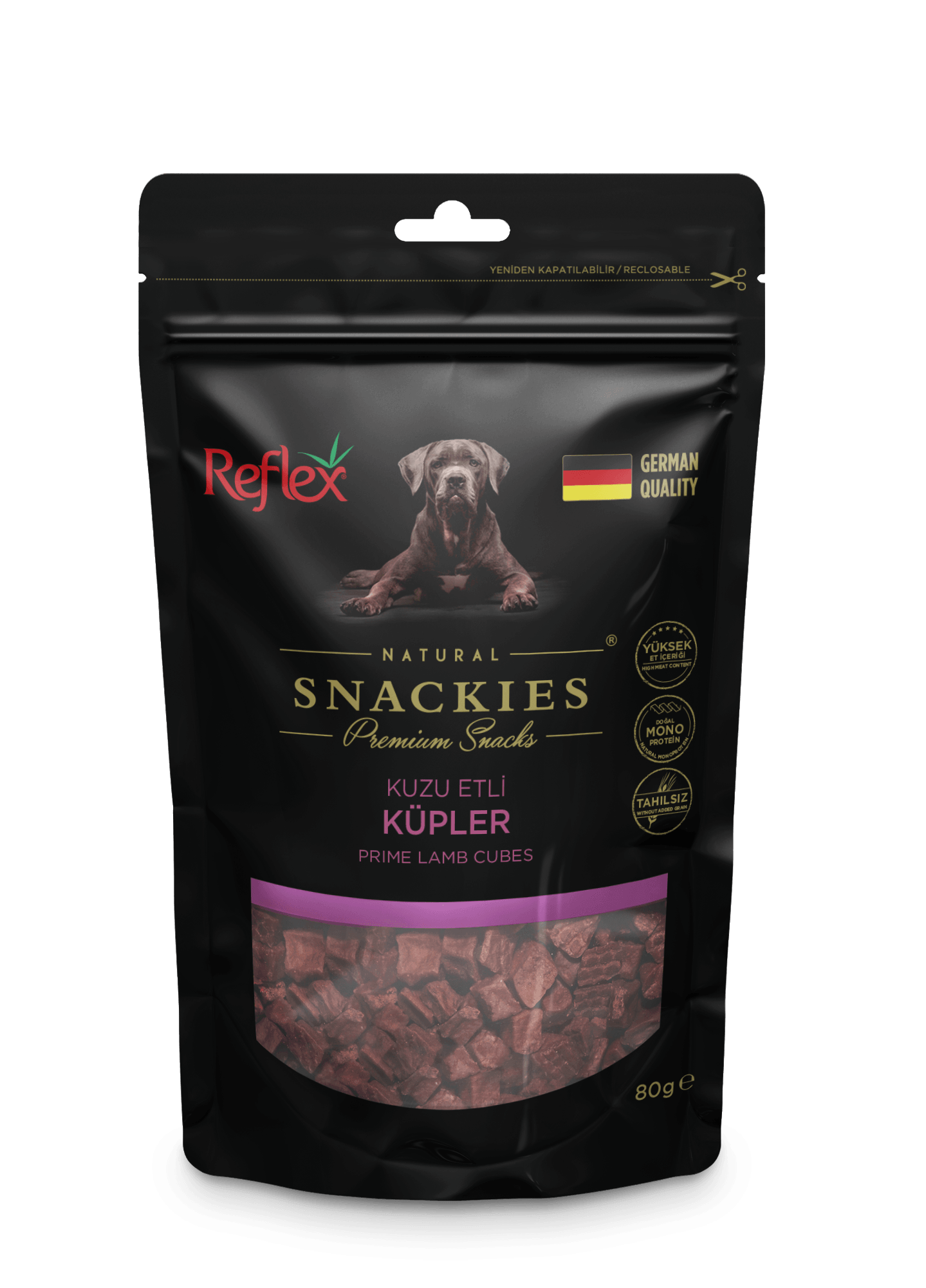 Snackies / Kuzu Etli Küpler 80 GR