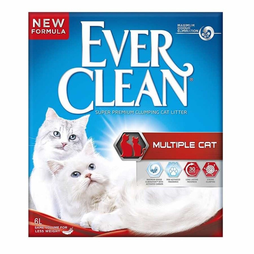 Ever Clean Multiple Cat İnce Topaklaşan Bentonit Kedi Kumu 6 lt