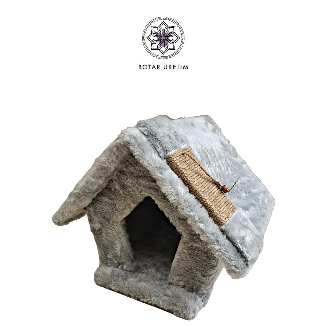 BOTAR ÜRETİM Vega Kedi Evi – Gri