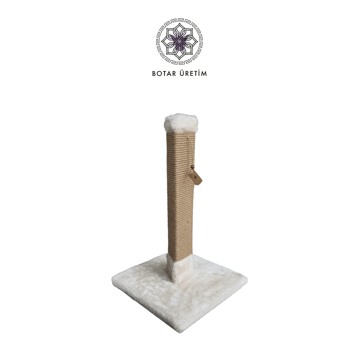 BOTAR ÜRETİM 60 cm Üçgen Tırmalama Tahtası – Krem