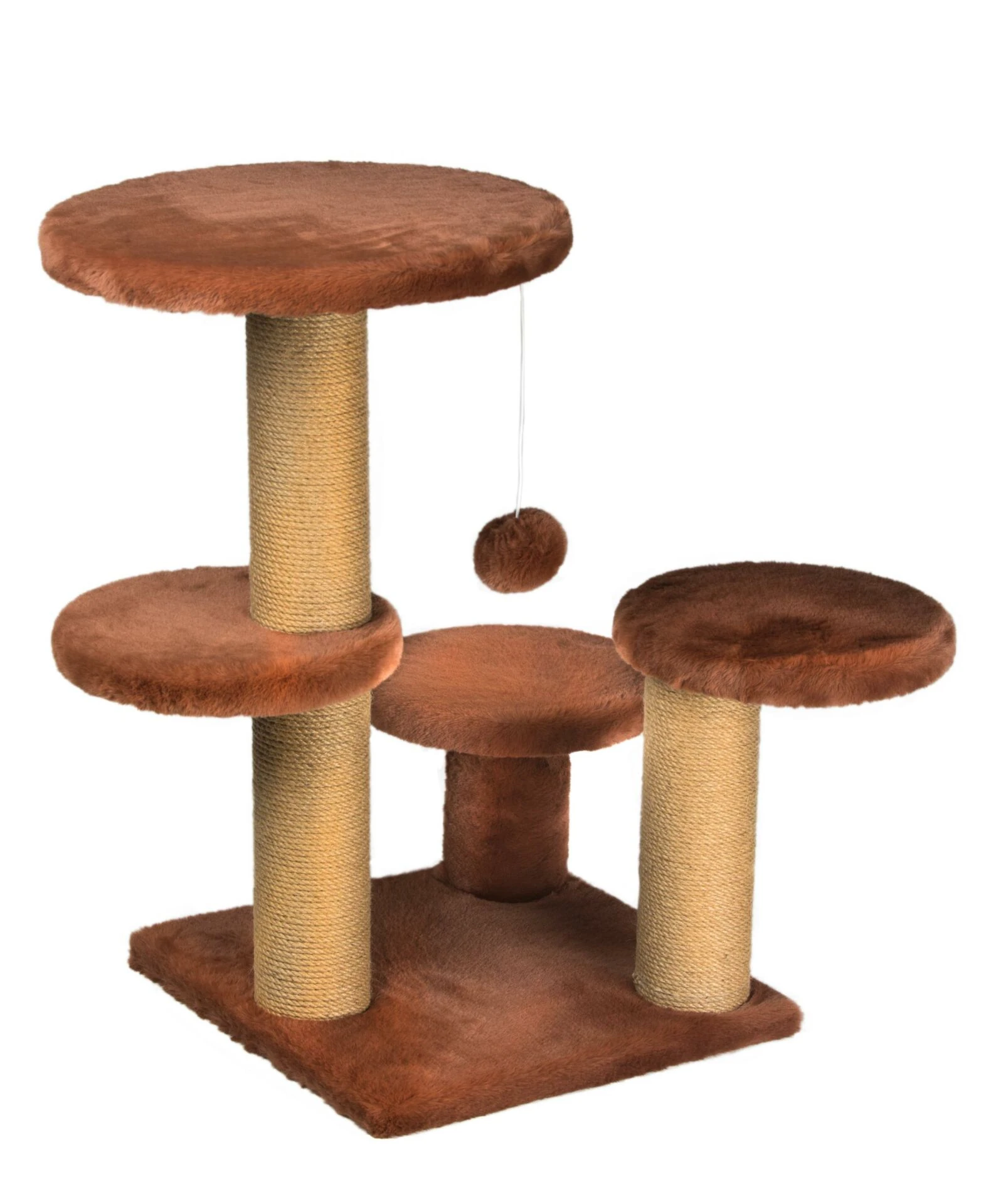 Dubex 62x62x71 cm Kedi Oyun ve Tırmalama Platformu Tarçın