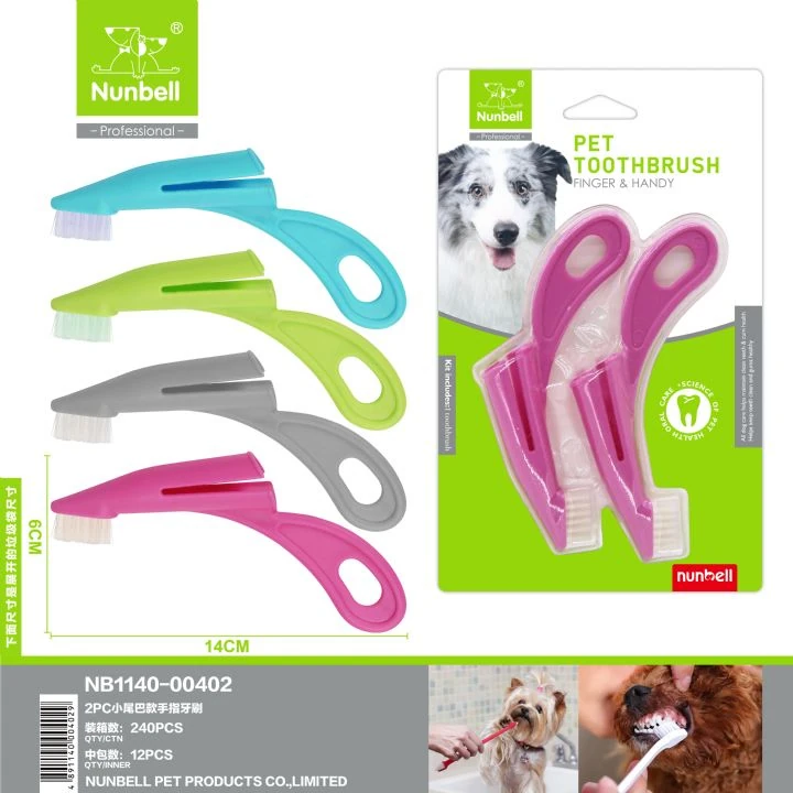 Nunbell Kuyruklu Parmak Diş Fırçası 2'li