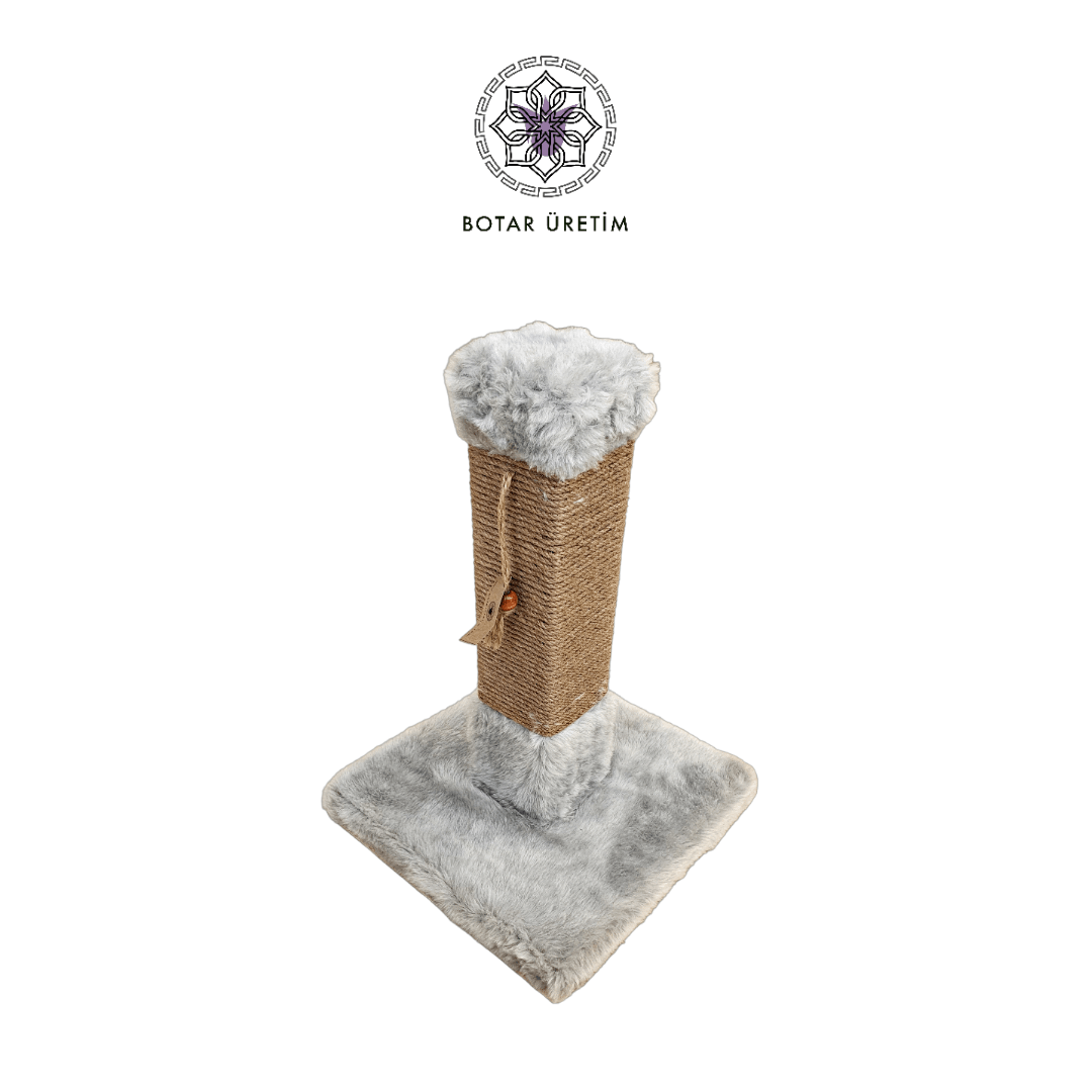 BOTAR ÜRETİM 40 cm Kare Tırmalama Tahtası – Gri